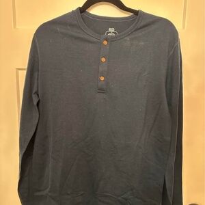 Merino Wool Long Sleeve Henley